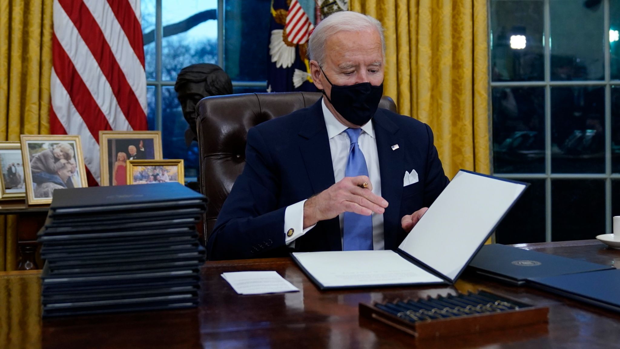list of executive orders signed by biden so far