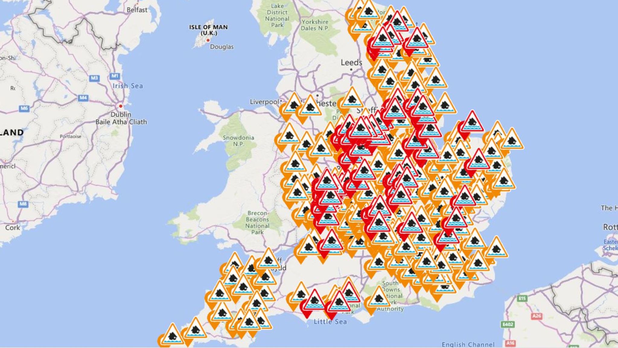 UK weather: 'Messy mix' of snow, ice and rain warnings in force for ...