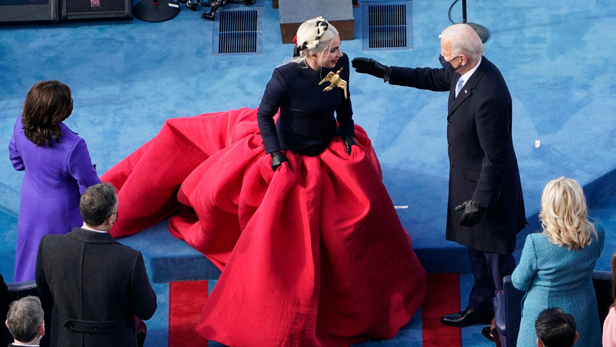 Lady Gaga Inauguration Dress Bulletproof