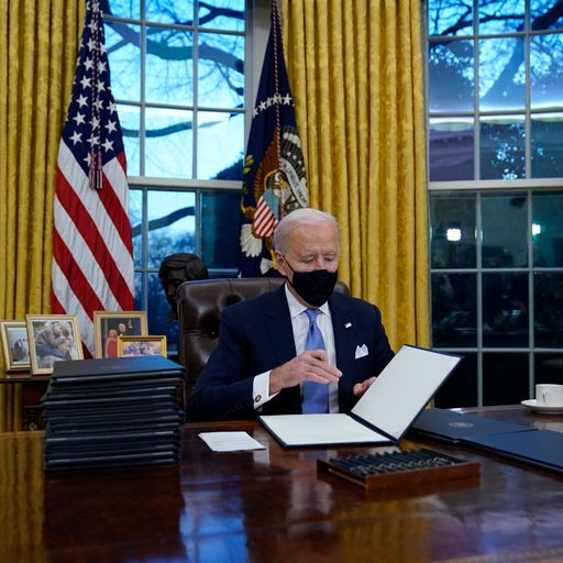 The executive orders Biden immediately signed to reverse Trump's policies