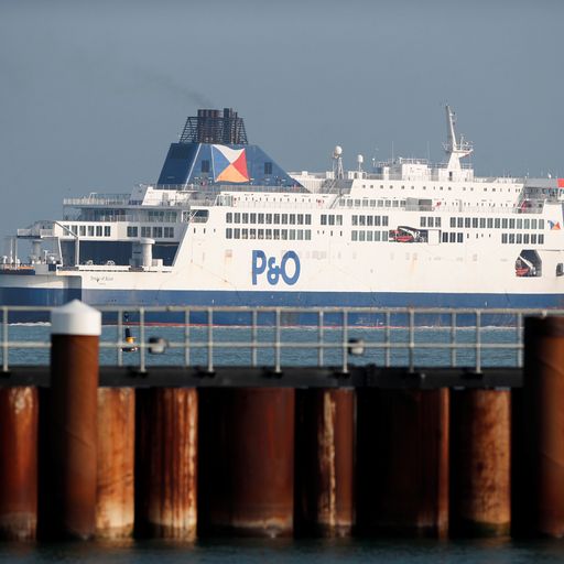 History made as first ferries cross channel at start of Brexit era