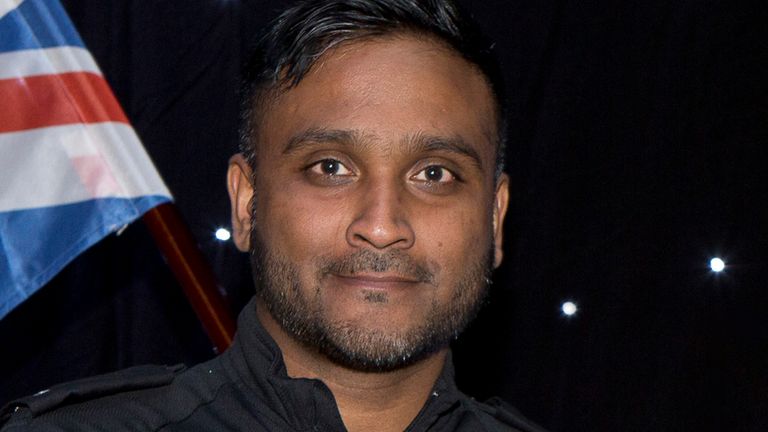 Police constable Abbasuddin Ahmed, 40, has died after testing positive for COVID-19. Pic: GMP