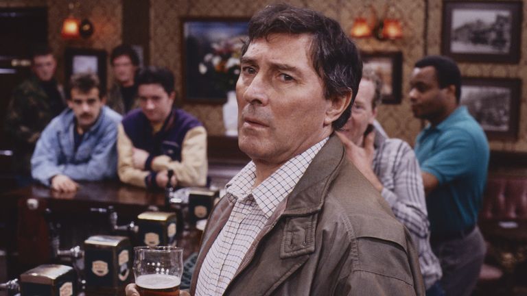 alan bradley played by mark eden 
Coronation Street is a long running Television soap opera set in the fictional North of England town of Weatherfield. Created by Tony Warren. First broadcast on December 9th, 1960. Produced by ITV Granada. Credit: ITV