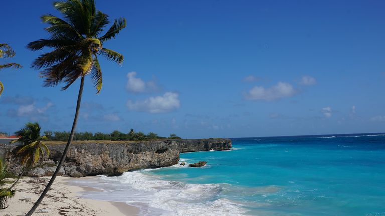 Bottom Bay in Barbados. Pic: AP