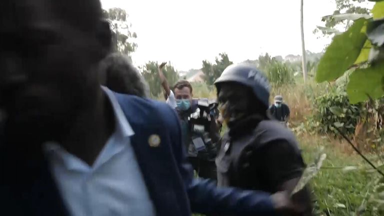 Journalists flee soldiers in Uganda