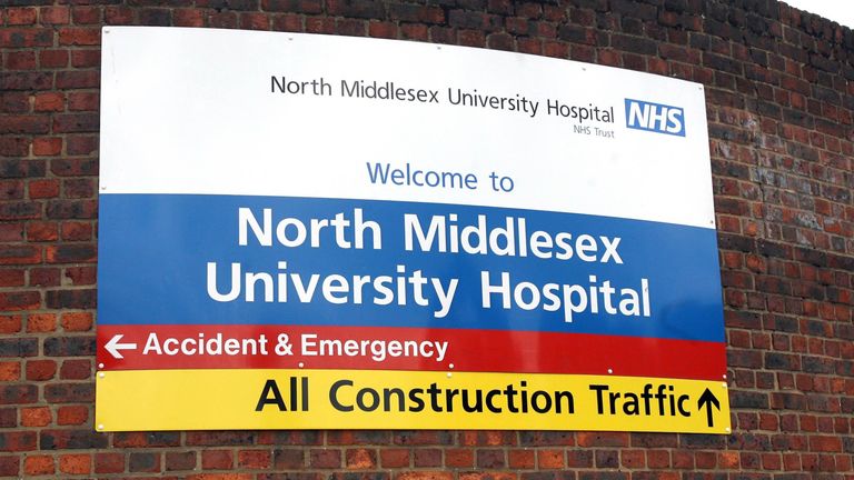 The ICU was &#39;full&#39; at North Middlesex University Hospital on New Year&#39;s Eve