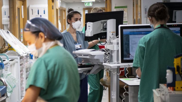 Intensive care wards are at risk of being overwhelmed, medics say