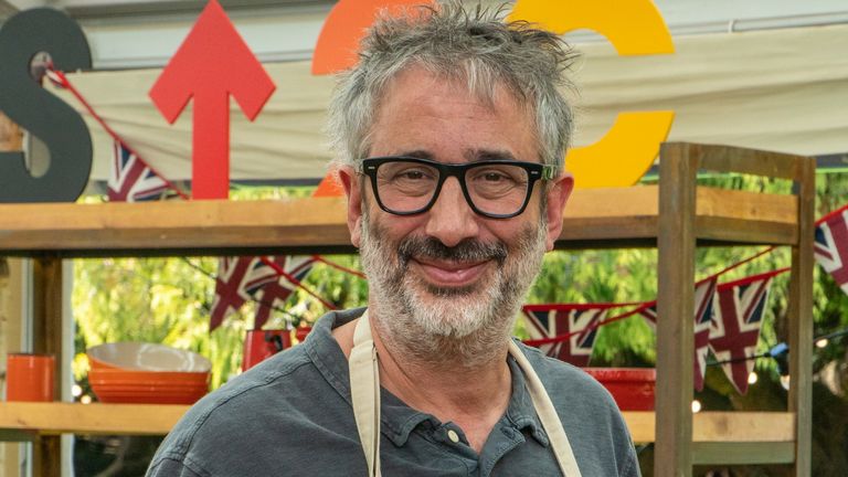 David Baddiel is taking part in The Great Celebrity Bake Off. Pic: Channel 4