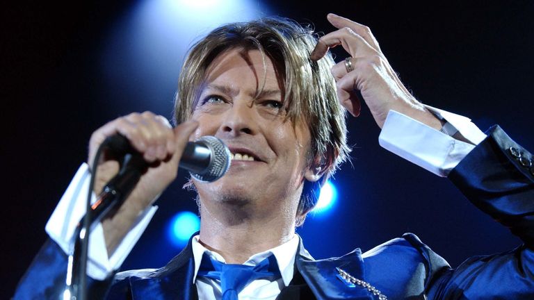 Heathen tour
David Bowie performs on stage at the relaunch of the Carling Apollo, Hammersmith, in west London.