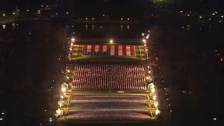 200k flags planted for inauguration
