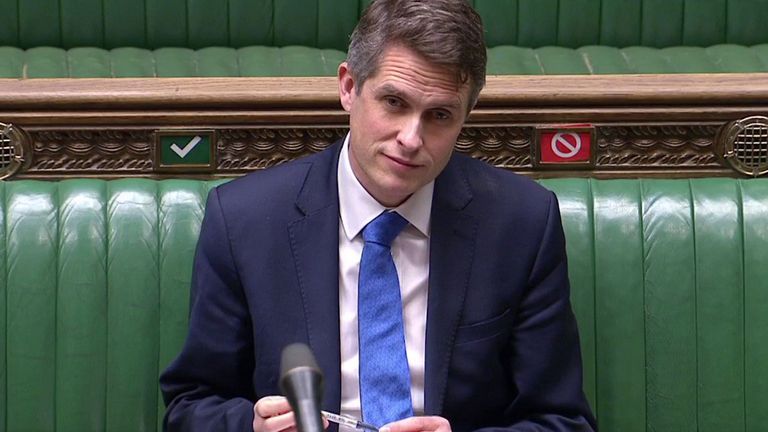 Gavin Williamson is the Education Secretary for England.