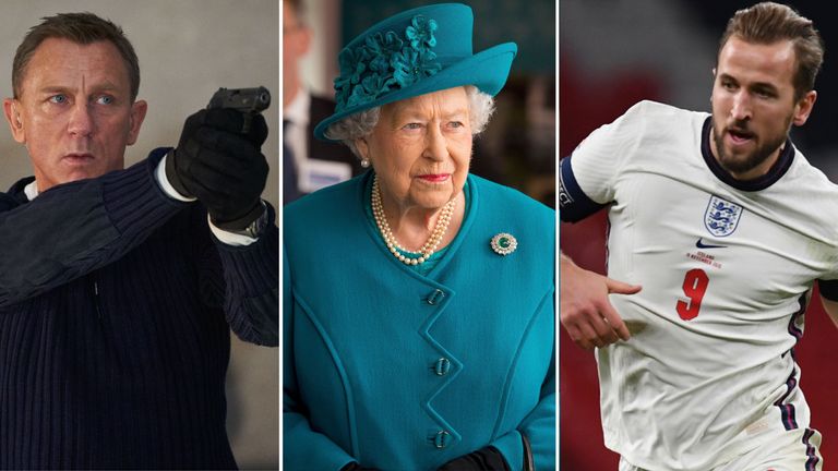 Daniel Craig, the Queen and Harry Kane will be in the news in 2021