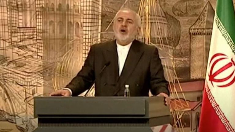 Iran&#39;s foreign minister says the US must honour its commitments