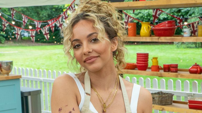 Jade Thirlwall is taking part in The Great Celebrity Bake Off. Pic: Channel 4
