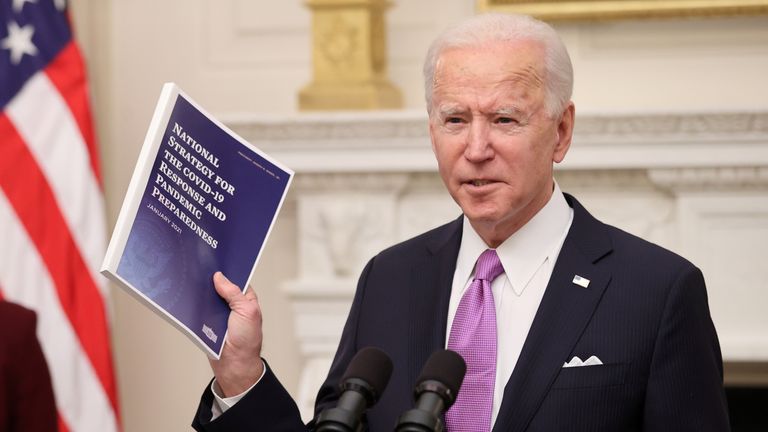 President Joe Biden has wasted little time in unveiling a plan to tackle the coronavirus crisis. 