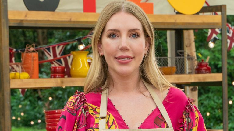 Katherine Ryan is taking part in The Great Celebrity Bake Off. Pic: Channel 4