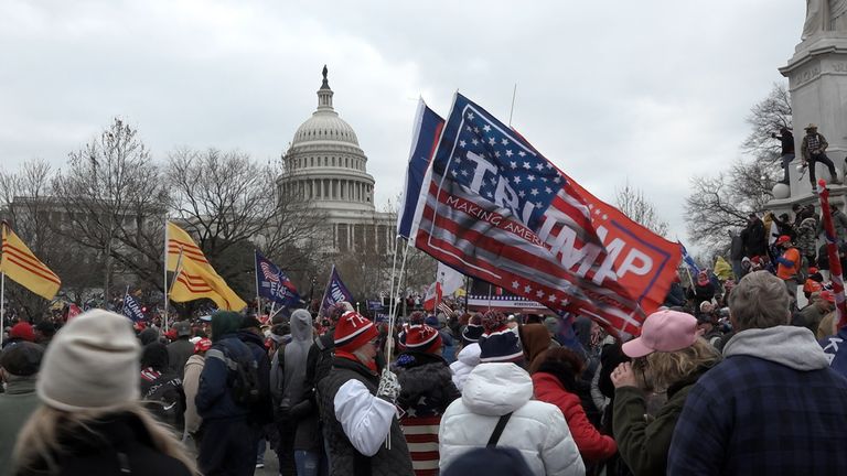 Trump's rhetoric, the flag and God blind his supporters to reality | US ...