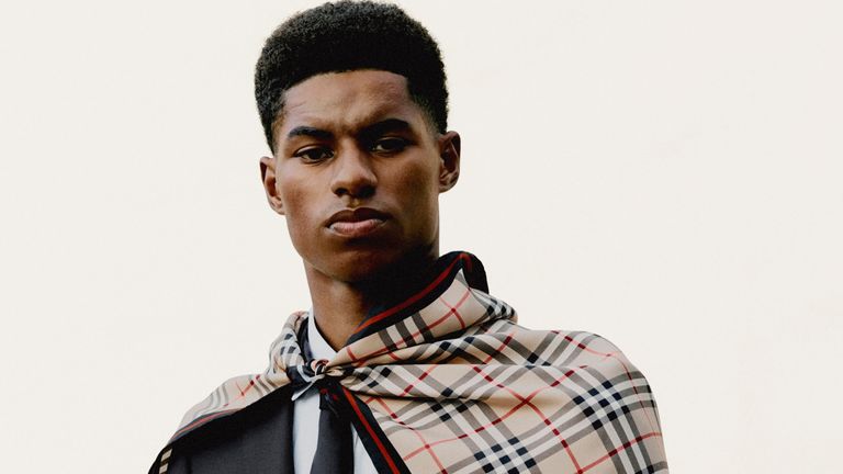 Marcus Rashford Burberry campaign