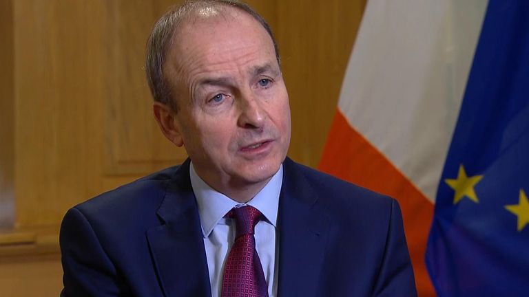 Le Premier ministre irlandais Micheal Martin