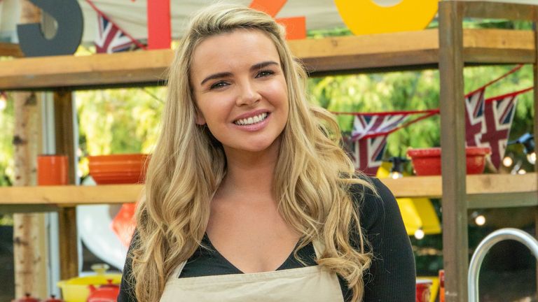 Nadine Coyle is taking part in The Great Celebrity Bake Off. Pic: Channel 4