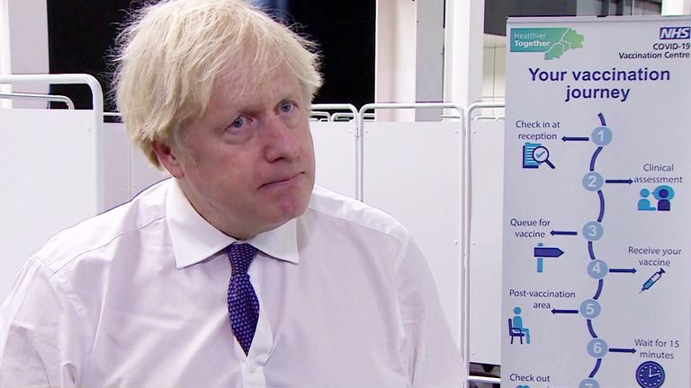 Boris Johnson warns against complacency to COVID