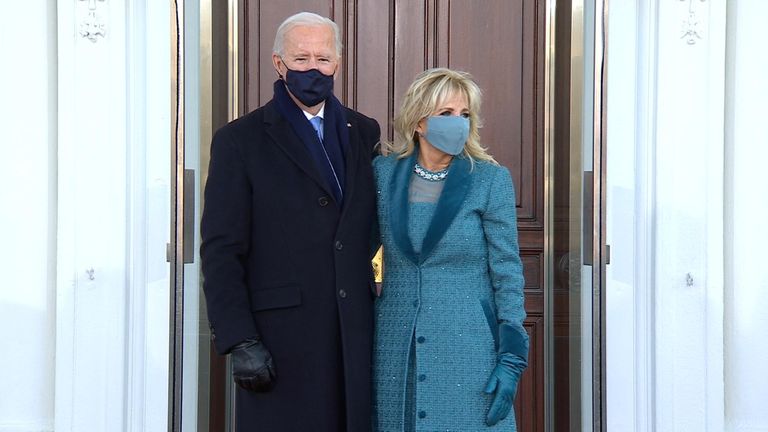 The Bidens have arrived at the White House