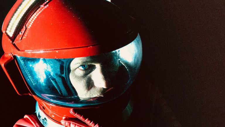 Flynn as Bowie in the Starman video. PIC: Stardust/IFC Films