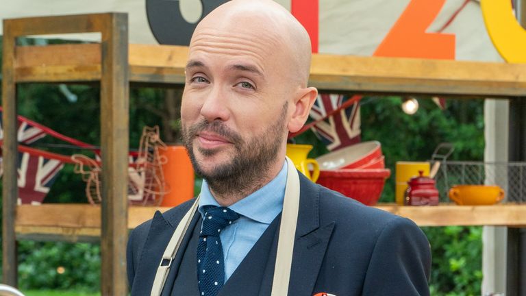 Tom Allen is taking part in The Great Celebrity Bake Off. Pic: Channel 4