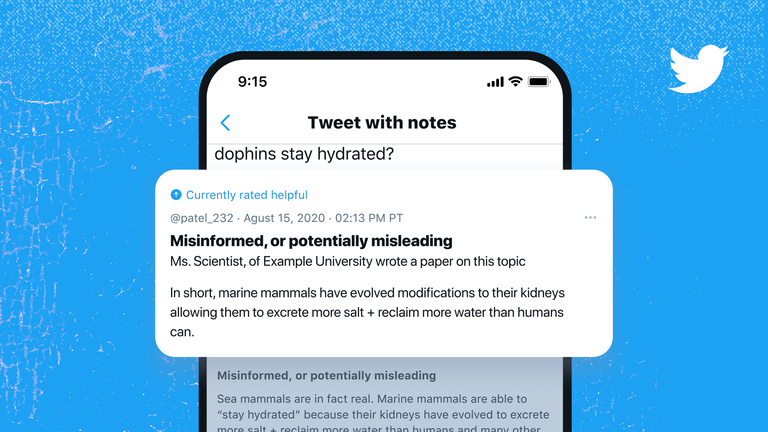 Twitter is launching a new Birdwatch service to add notes to misleading tweets