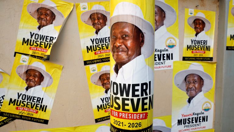 Yoweri Museveni has been in power for 35 years in Uganda