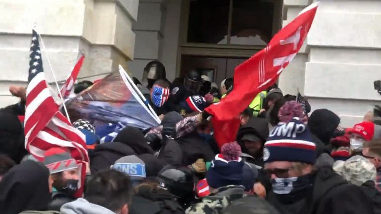 New footage emerges from US Capitol riot