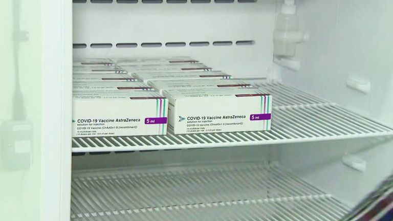 Batches of Oxford / AstraZeneca coronavirus vaccine arrive at UK hospitals