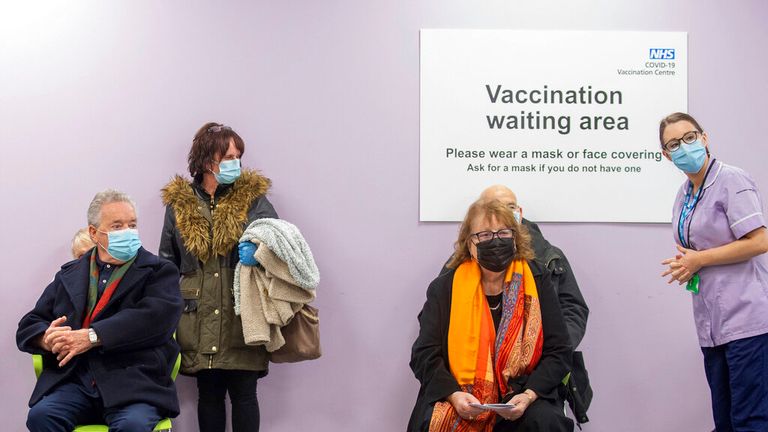 Covid 19 Vaccinated People Must Stick To Lockdown Rules As They May Spread Coronavirus Says Jonathan Van Tam Uk News Sky News