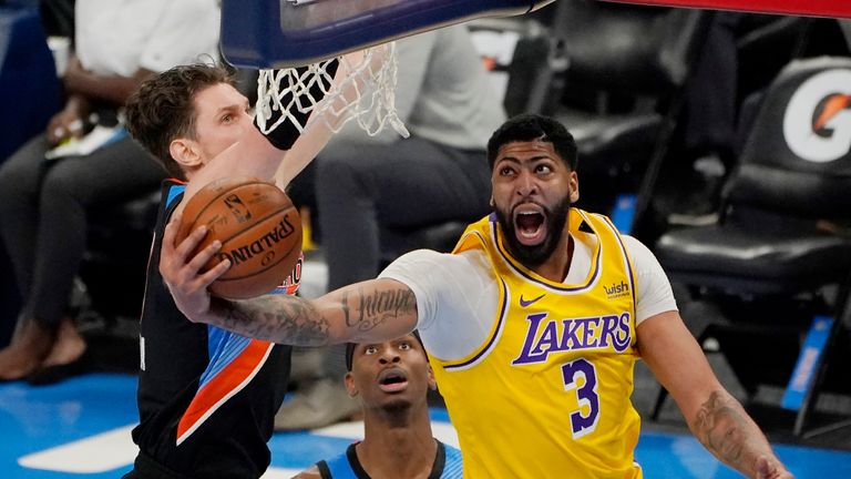 NBA Wk4: Lakers 128-99 Thunder | Video | Watch TV Show | Sky Sports