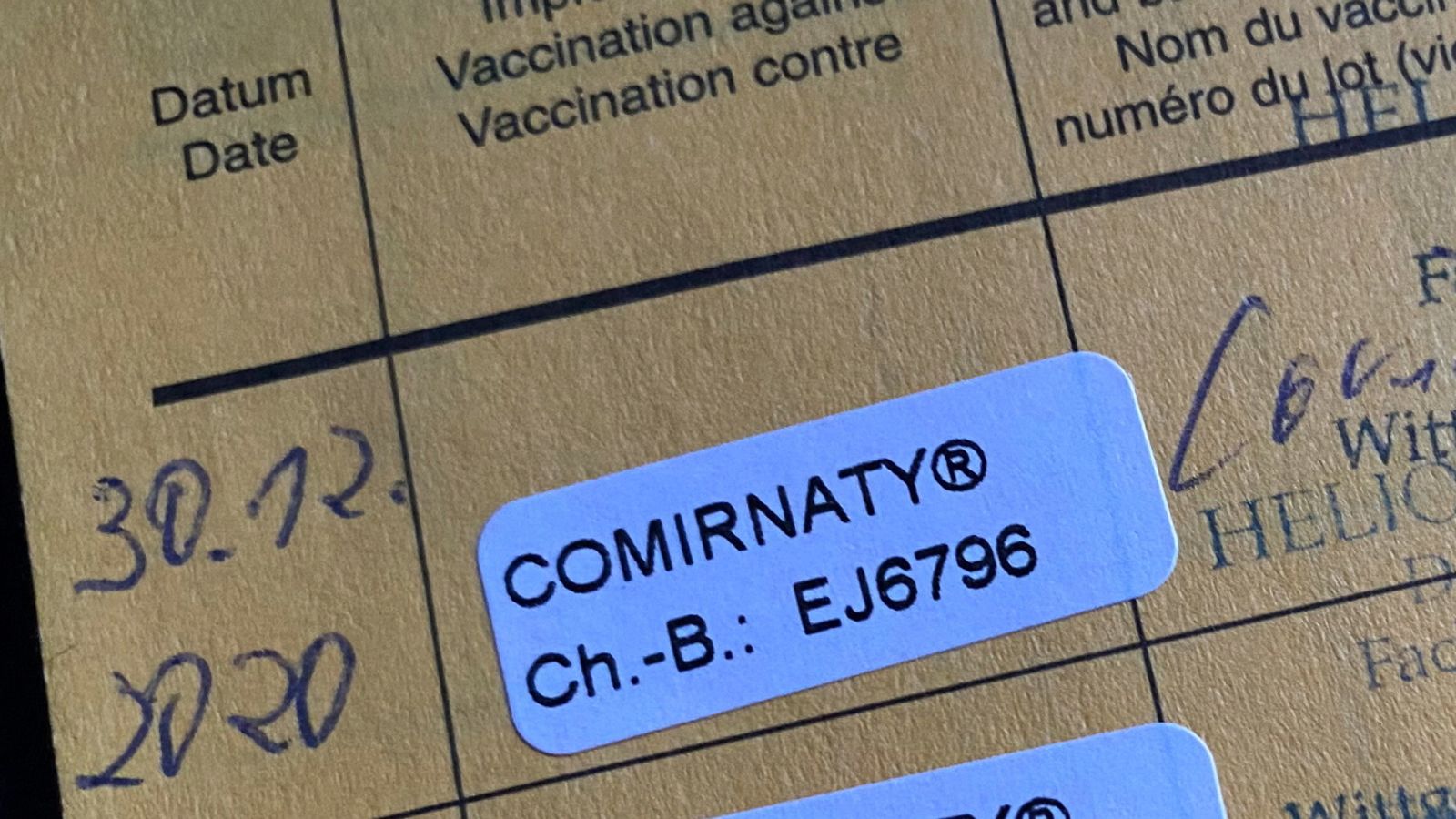 skynews covid coronavirus vaccine passport 5270162