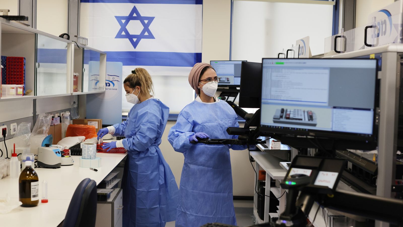 COVID-19: Risk of illness drops 95.8% after second Pfizer vaccine dose, Israel says | World News | Sky News