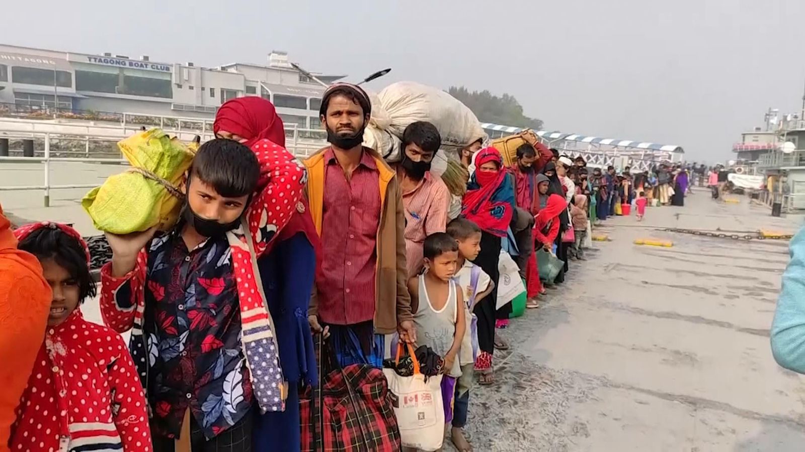 Bangladesh sends Rohingya refugees from Myanmar to remote island ...