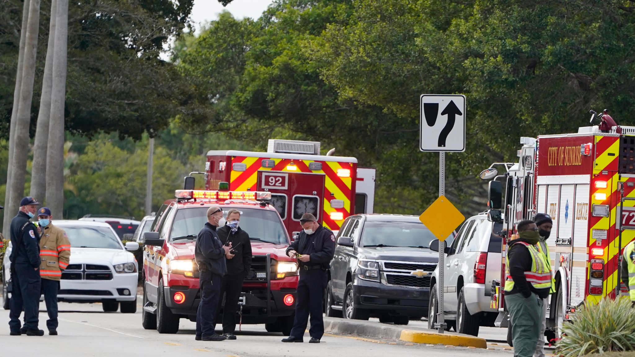 Two FBI agents shot dead and three injured while serving warrant in