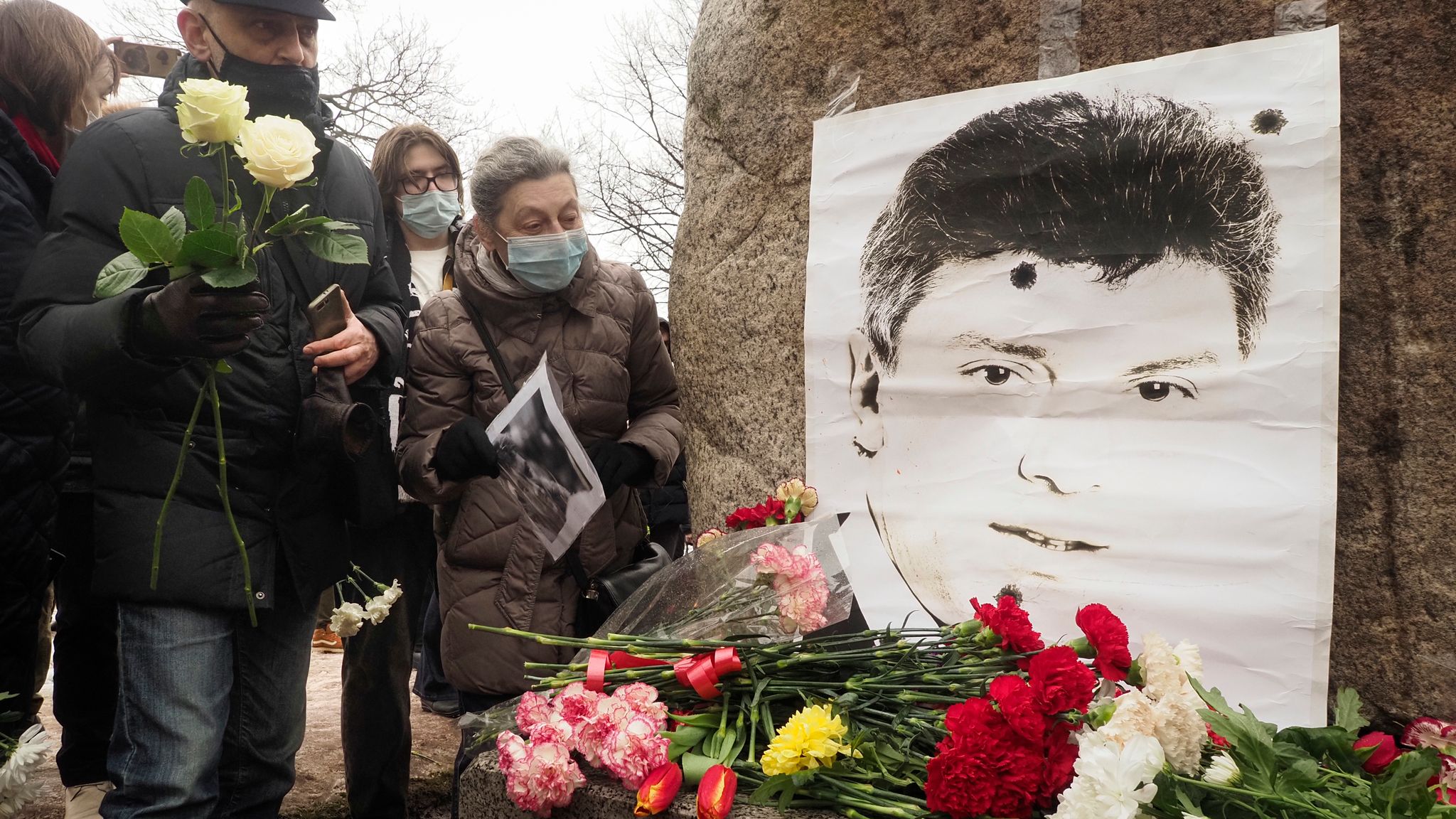 Место смерти Бориса Немцова