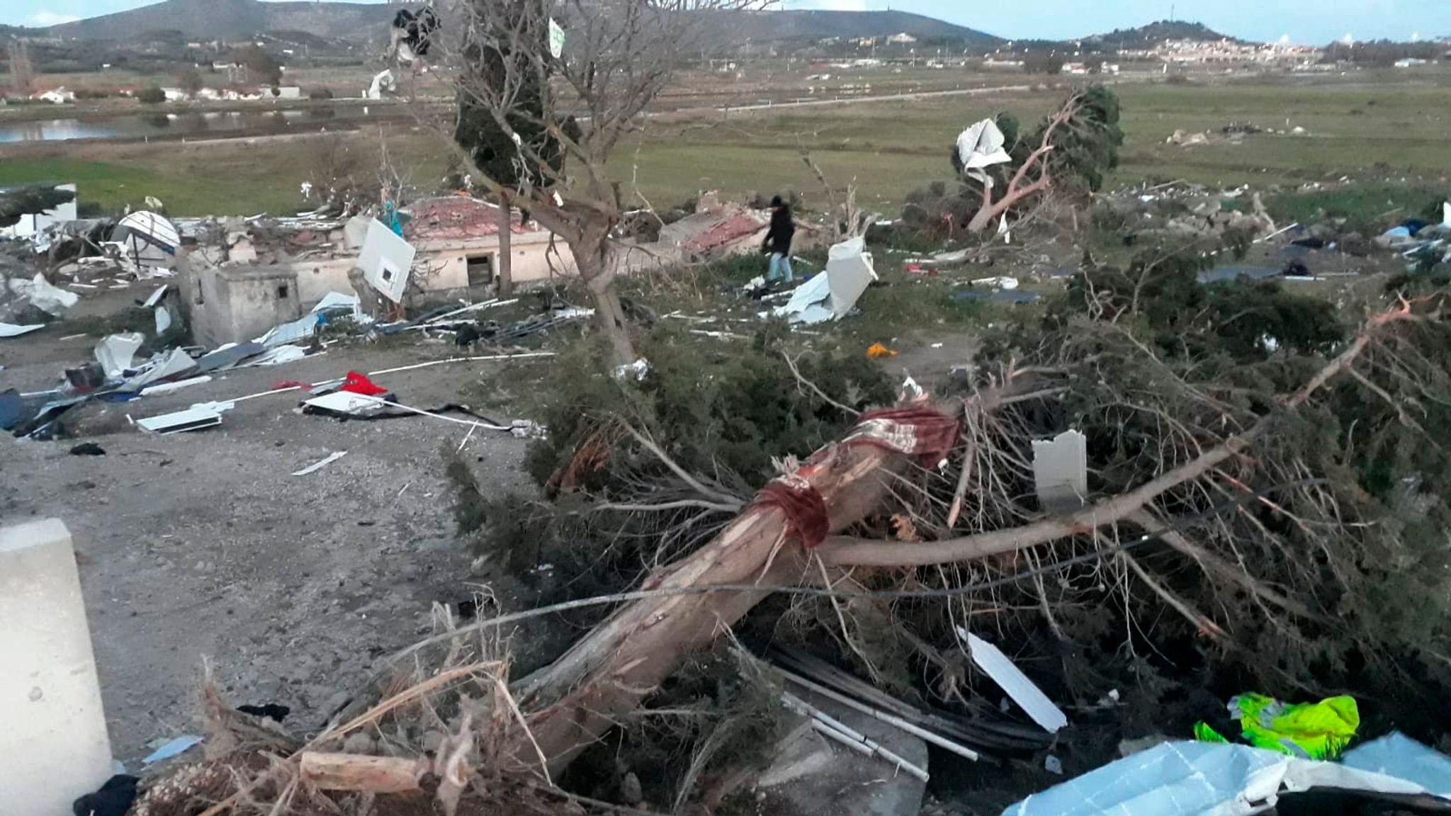 Tornado strikes Turkish resort injuring 16 and causing widespread