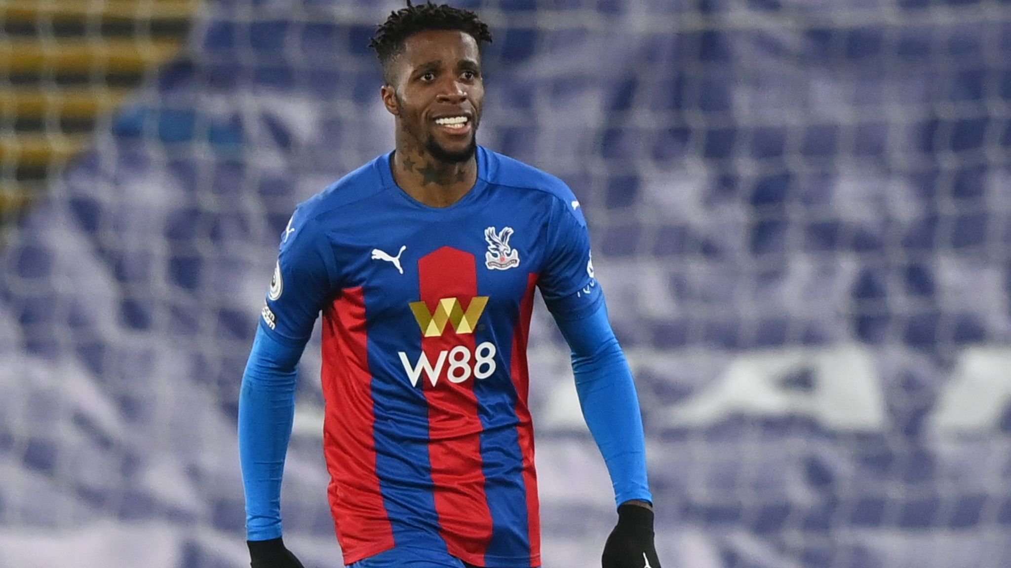 Wilfried Zaha To Stop Taking The Knee As Degrading Gesture No Longer Enough Uk News Sky News