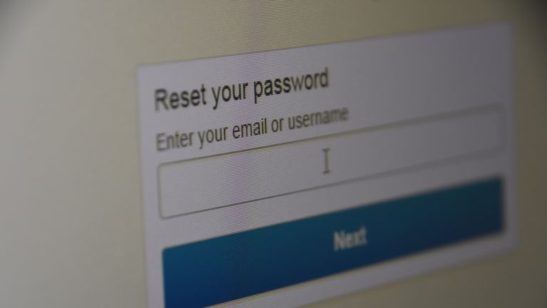 Reset your password