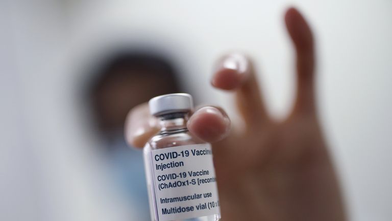 File photo dated 04/02/21 of a vial of the Oxford/AstraZeneca coronavirus vaccine. Scientists advising the World Health Organisation have recommended the use of the Oxford/AstraZeneca Covid-19 vaccine in all adults. Issue date: Wednesday February 10, 2021.