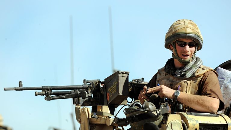 File photo dated 28/02/08 of Prince Harry sitting in his position on a Spartan armoured vehicle in the Helmand province, Southern Afghanistan. The Duke of Sussex has launched a libel case against the publisher of the Mail on Sunday over a story claiming he had fallen out of touch with the Royal Marines.