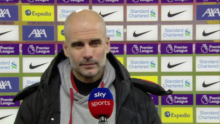 Pep Guardiola reflects on how his team won 4-1 against Liverpool