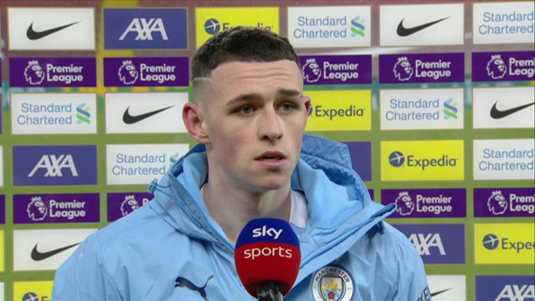 Phil Foden gave his own judgment on the significance of Man City 's win at Anfield