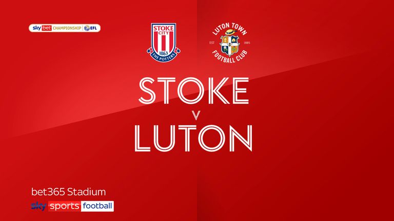 A selection of the Sky Bet Tournament match between Stoke City and Luton Town