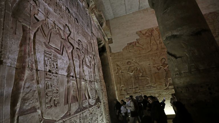 The temples of Abydos are some of Egypt&#39;s most famous ancient sites
