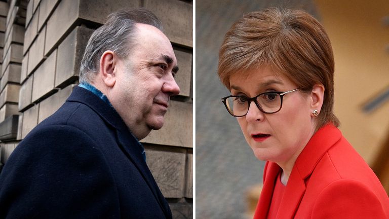 Alex Salmond Set To Elaborate On Claims That Nicola Sturgeon Misled Scottish Parliament Politics News Sky News