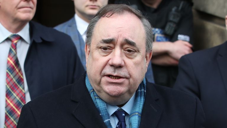Ex-leader of the SNP Alex Salmond